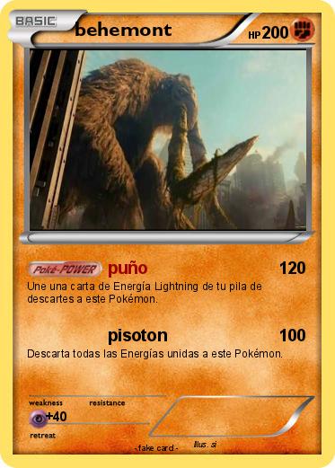 Pokemon behemont