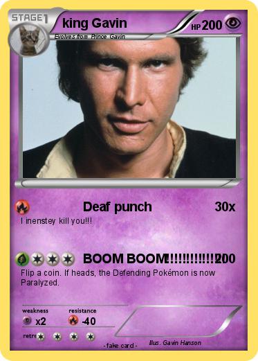 Pokemon king Gavin