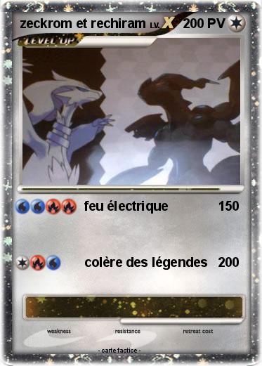 Pokemon zeckrom et rechiram
