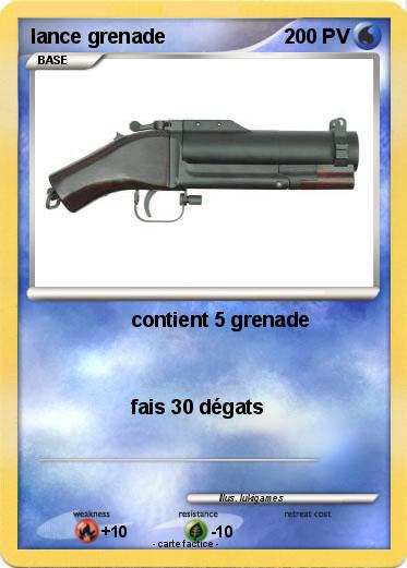 Pokemon lance grenade