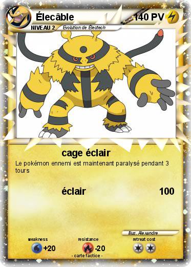 Pokemon Élecâble