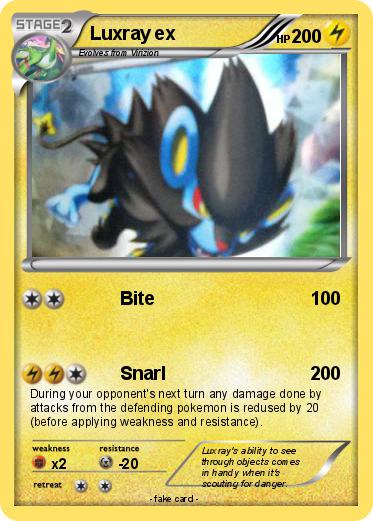 Pokemon Luxray ex