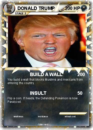 Pokemon DONALD TRUMP