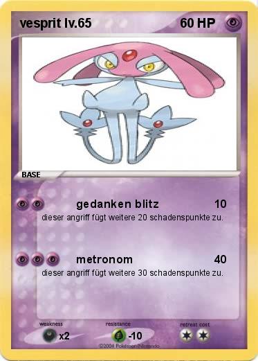 Pokemon vesprit lv.65