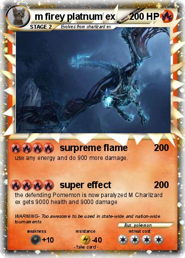 Pokemon m firey platnum ex