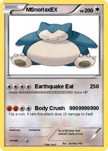 Pokemon MSnorlaxEX