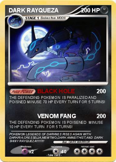 Pokemon DARK RAYQUEZA