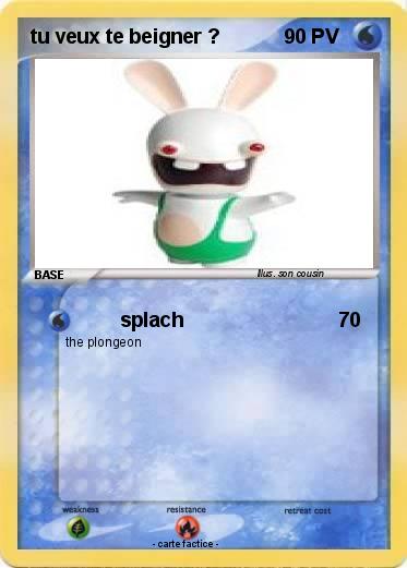 Pokemon tu veux te beigner ?