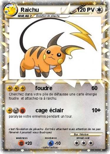 Pokemon Raichu