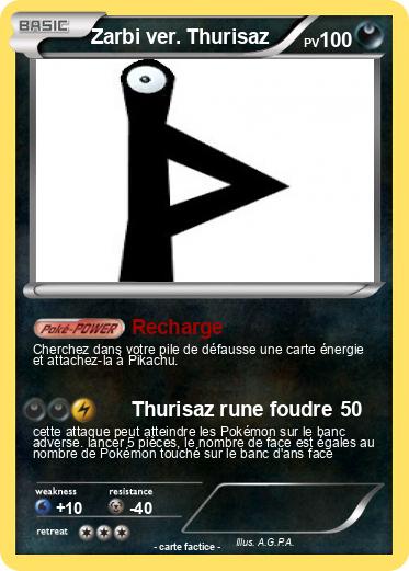 Pokemon Zarbi ver. Thurisaz