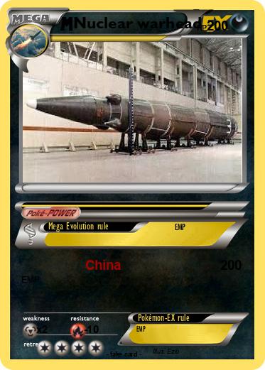 Pokemon Nuclear warhead