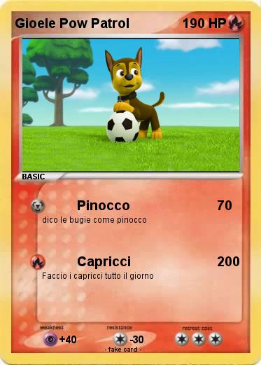 Pokemon Gioele Pow Patrol