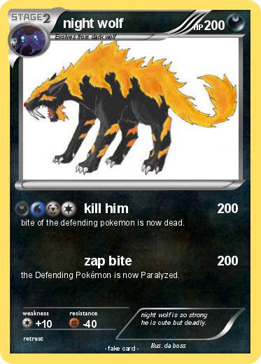 Pokemon night wolf