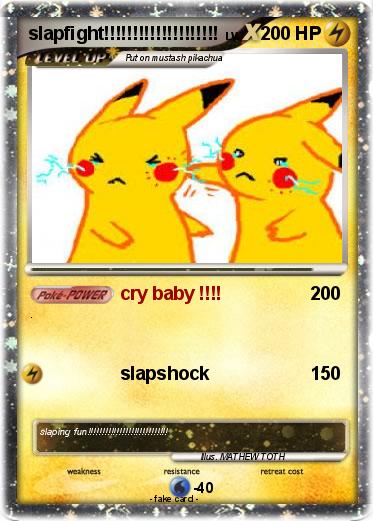 Pokemon slapfight!!!!!!!!!!!!!!!!!!!!