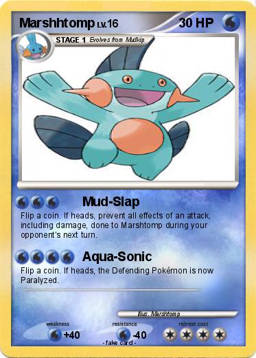 Pokemon Marshhtomp