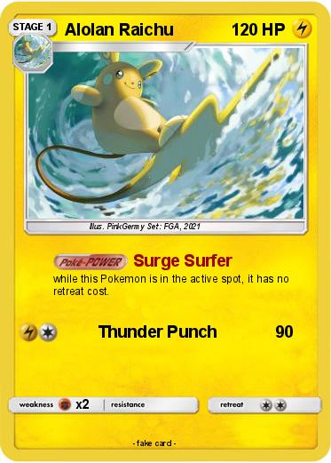 Pokemon Alolan Raichu