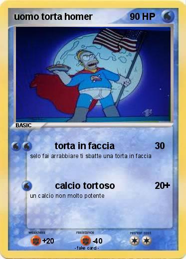 Pokemon uomo torta homer