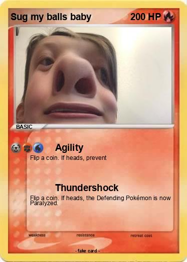 Pokemon Sug my balls baby