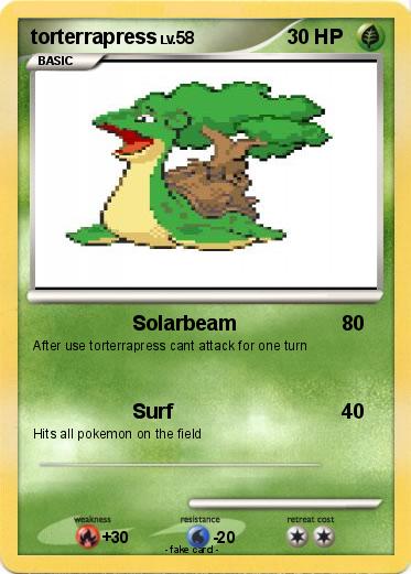 Pokemon torterrapress