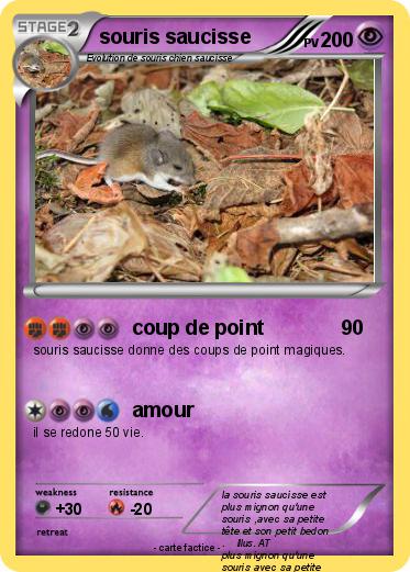 Pokemon souris saucisse