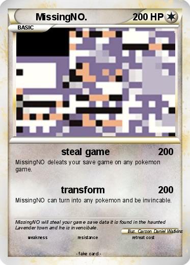 Pokemon MissingNO.