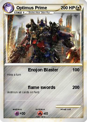 Pokemon Optimus Prime