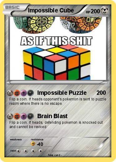 Pokemon Impossible Cube