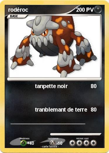 Pokemon rodéroc