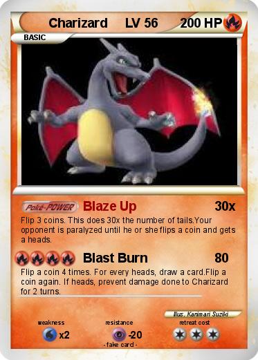 Pokemon Charizard     LV 56