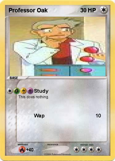 Pokemon Professor Oak