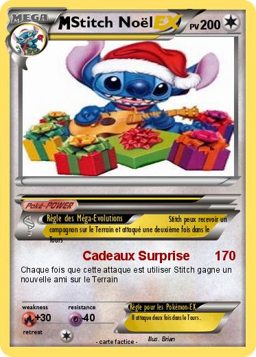 Pokemon Stitch Noël