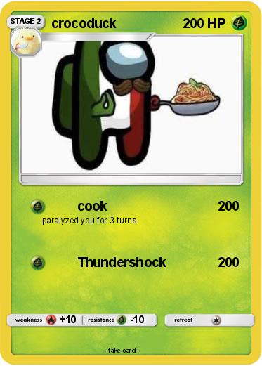 Pokemon crocoduck
