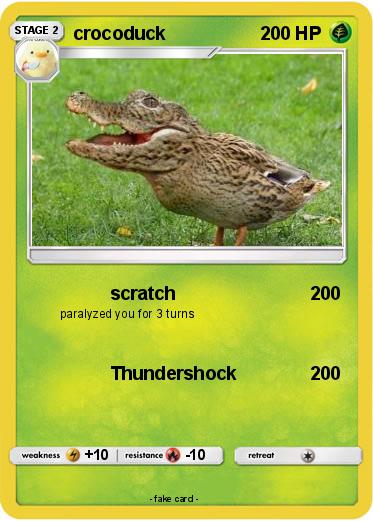 Pokemon crocoduck
