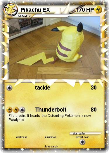 Pokemon Pikachu EX