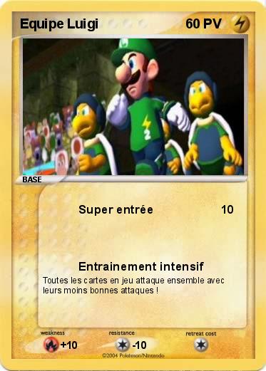 Pokemon Equipe Luigi