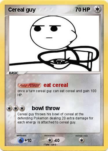 Pokemon Cereal guy