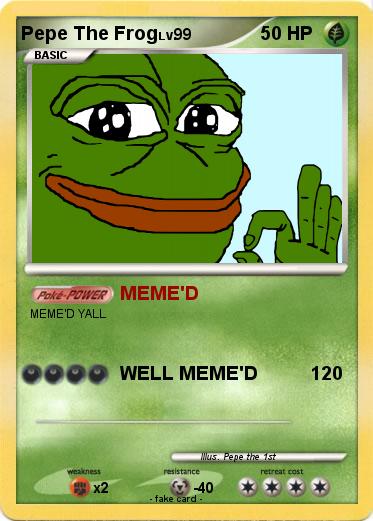 Pokemon Pepe The Frog