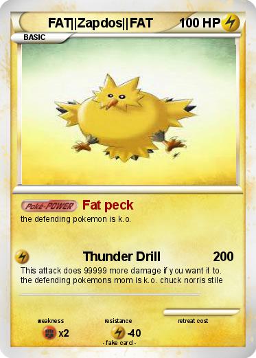 Pokemon FAT||Zapdos||FAT