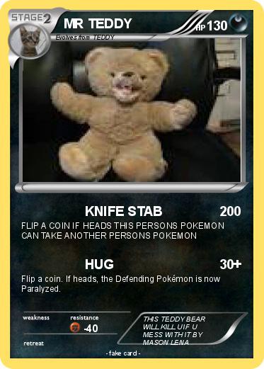 Pokemon MR TEDDY