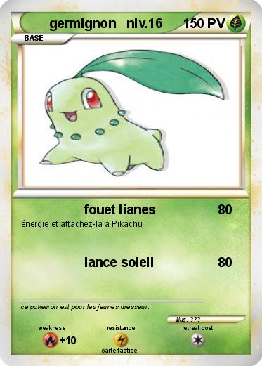 Pokemon germignon   niv.16