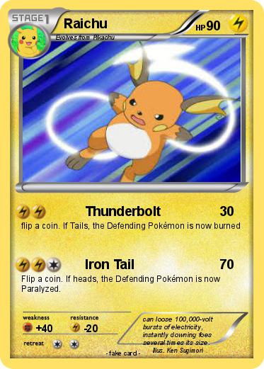 Pokemon Raichu