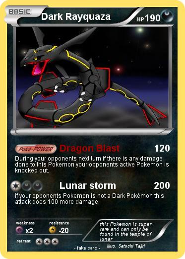 Pokemon Dark Rayquaza