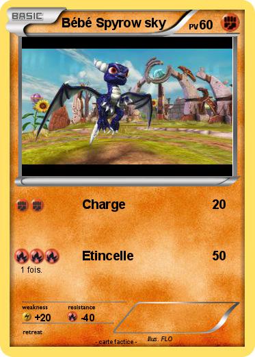 Pokemon Bébé Spyrow sky