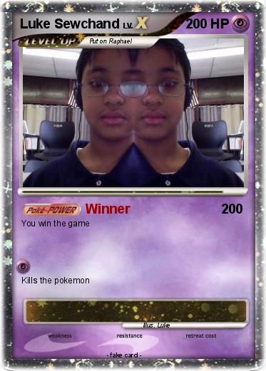 Pokemon Luke Sewchand