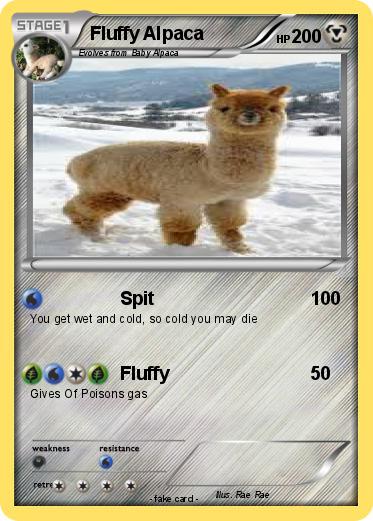 Pokemon Fluffy Alpaca