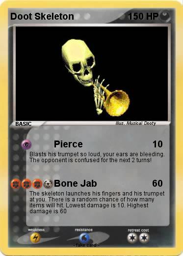 Pokemon Doot Skeleton