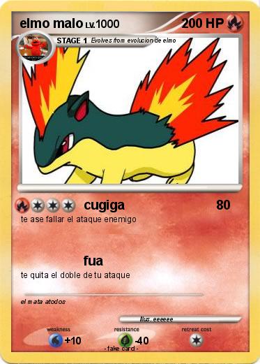 Pokemon elmo malo