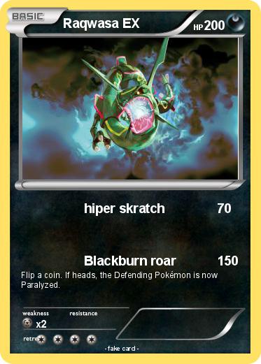 Pokemon Raqwasa EX