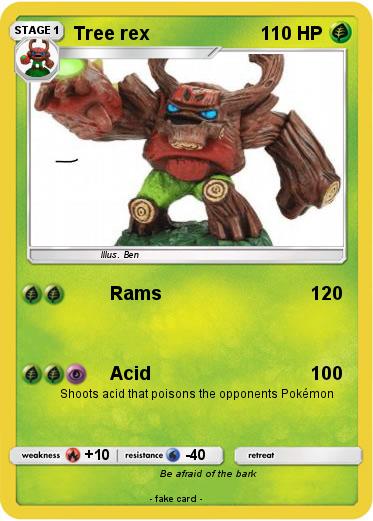 Pokemon Tree rex