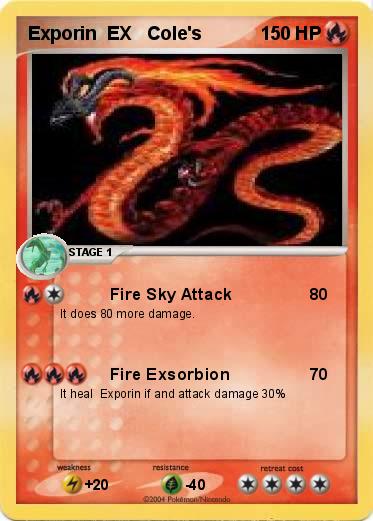 Pokemon Exporin  EX   Cole's